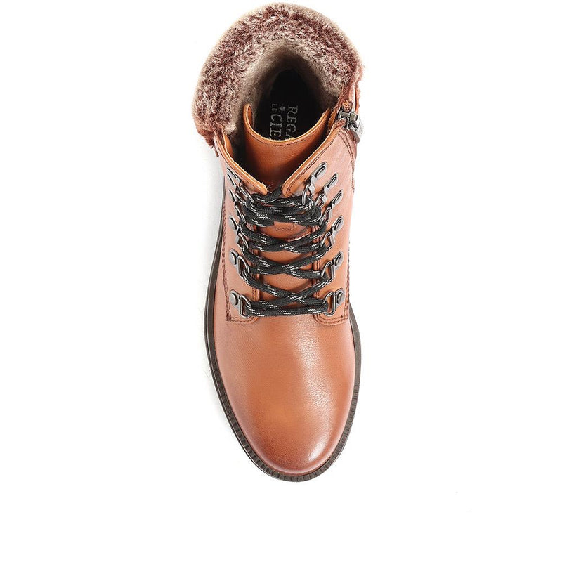 Olga-09 Leather Hiker Boots - SINO34502 / 320 492