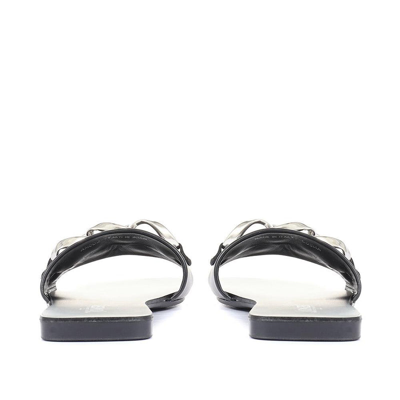 Cosma Leather Mule Slides - COSMA / 321 070