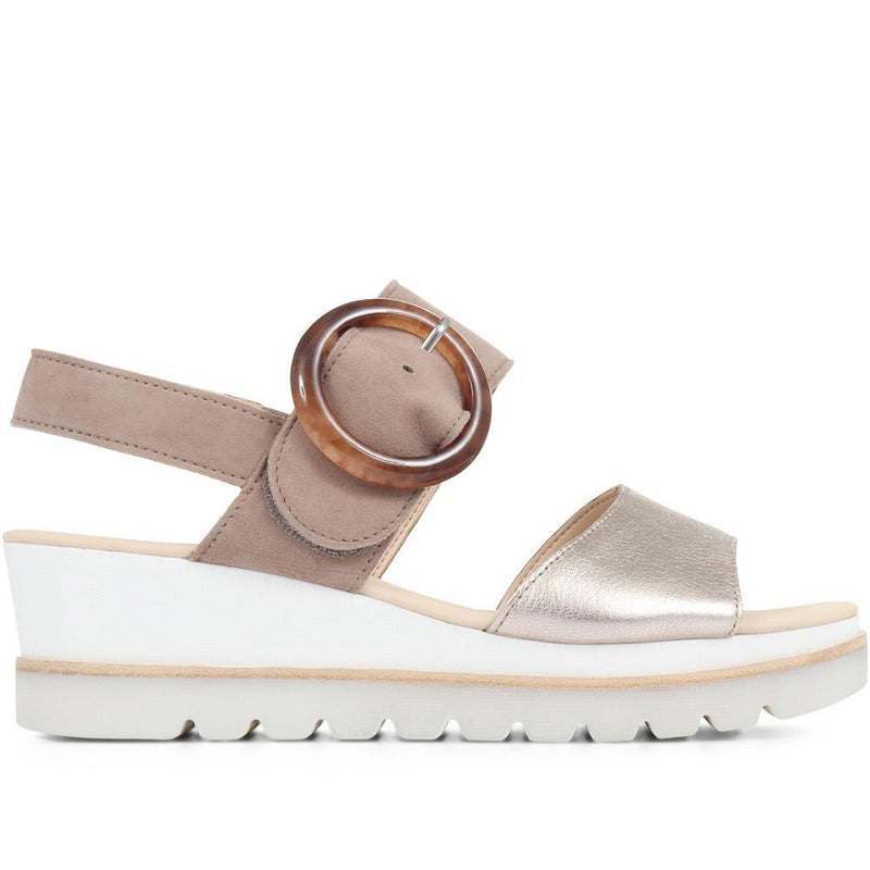 Yeo Wedge Sandals with Buckle - GAB31512 / 317 897