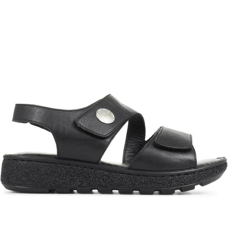 Wide Fit E Leather Sandals - OZAR33034 / 320 198