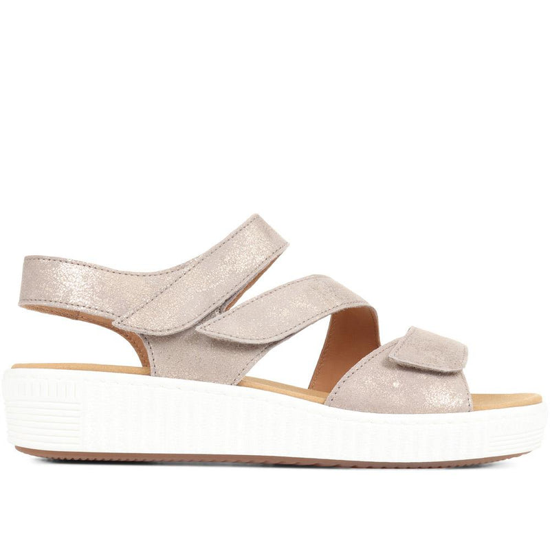 Marigold Leather Wedge Sandals - GAB35522 / 321 580