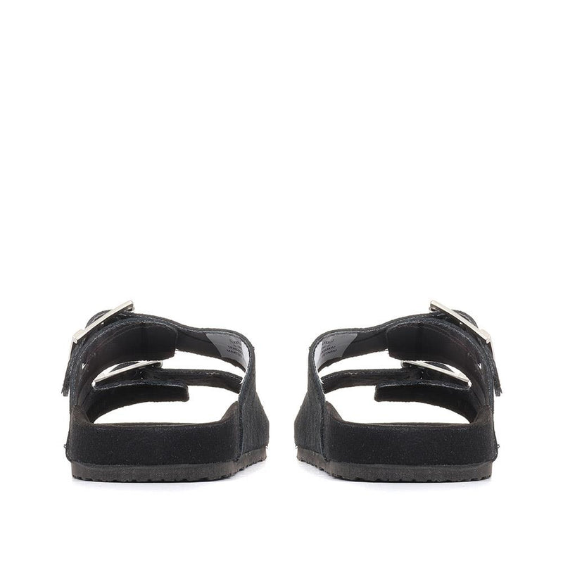Eddie Leather Slider Sandals - BARBR35509 / 321 397