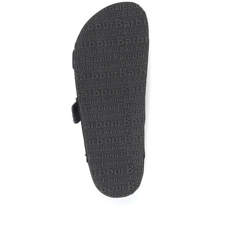 Eddie Leather Slider Sandals - BARBR35509 / 321 397