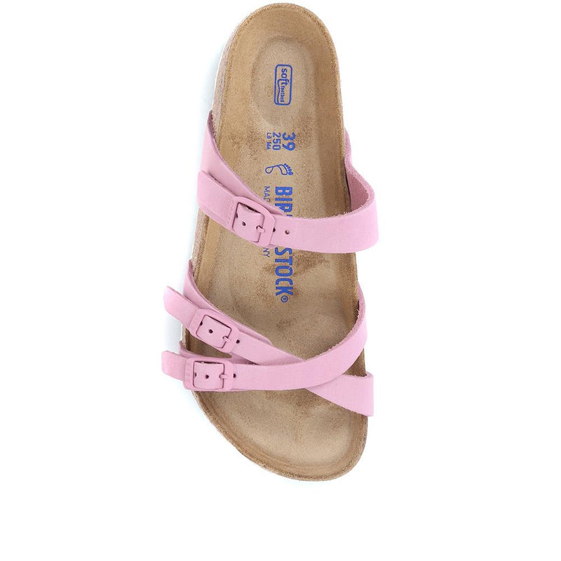 Franca Leather Slider Sandals - BIRK35502 / 321 873