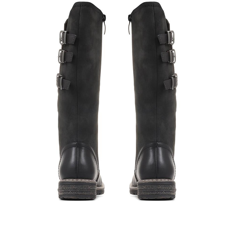 Flat Knee High Boots - WOIL36025 / 322 775