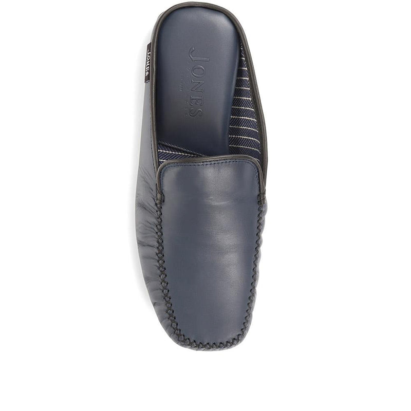 Yarmouth Leather Moccasin Slippers - YARMOUTH / 323 048