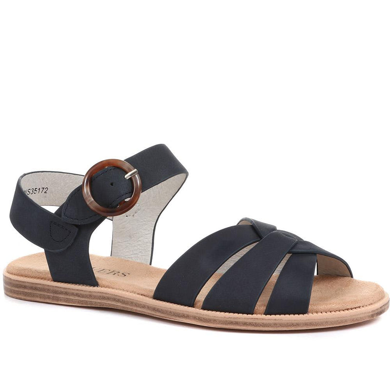 Strappy Buckle Sandals - WBINS35172 / 322 123