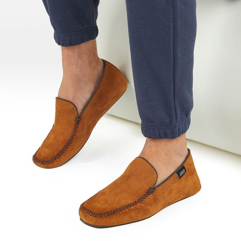 Yarm Leather Moccasin Slippers - YARM / 323 047