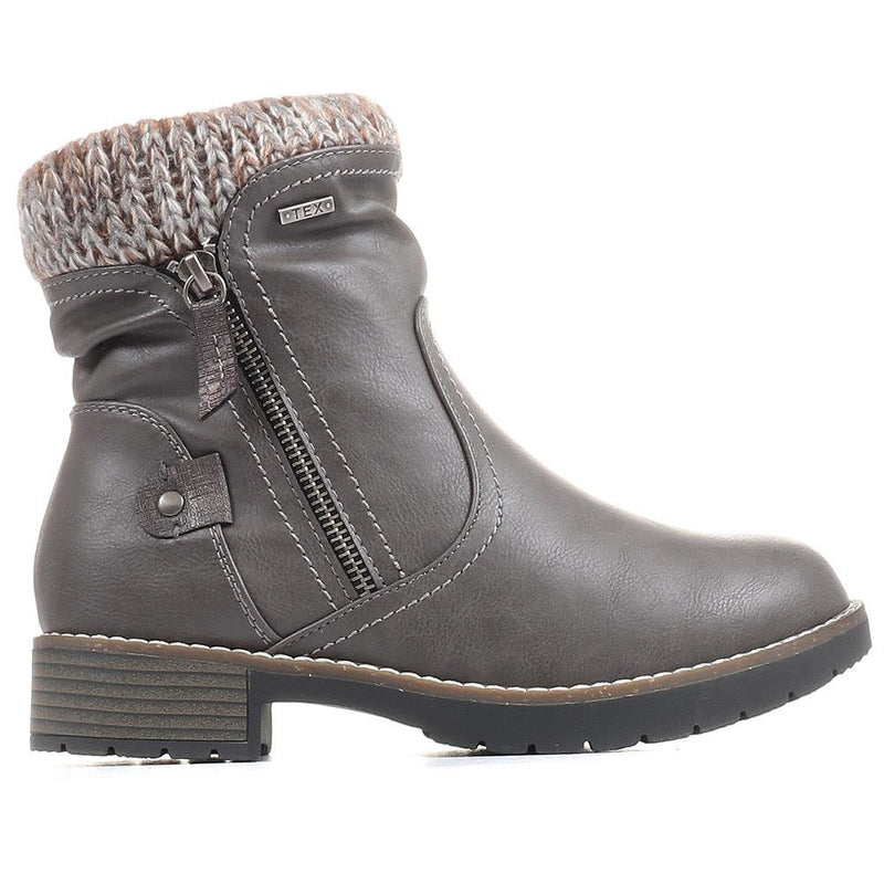 Extra Wide Plus Ankle Boots - MAISIE / 320 915