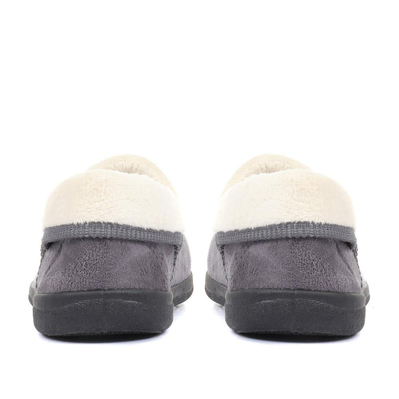 Wide Fit Cat Slippers - QING32007 / 319 026