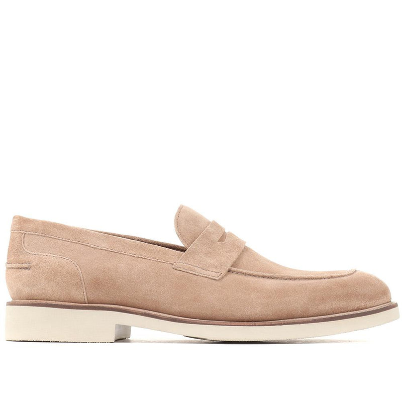 Roberto Suede Leather Penny Loafers - ROBERTO / 321 659