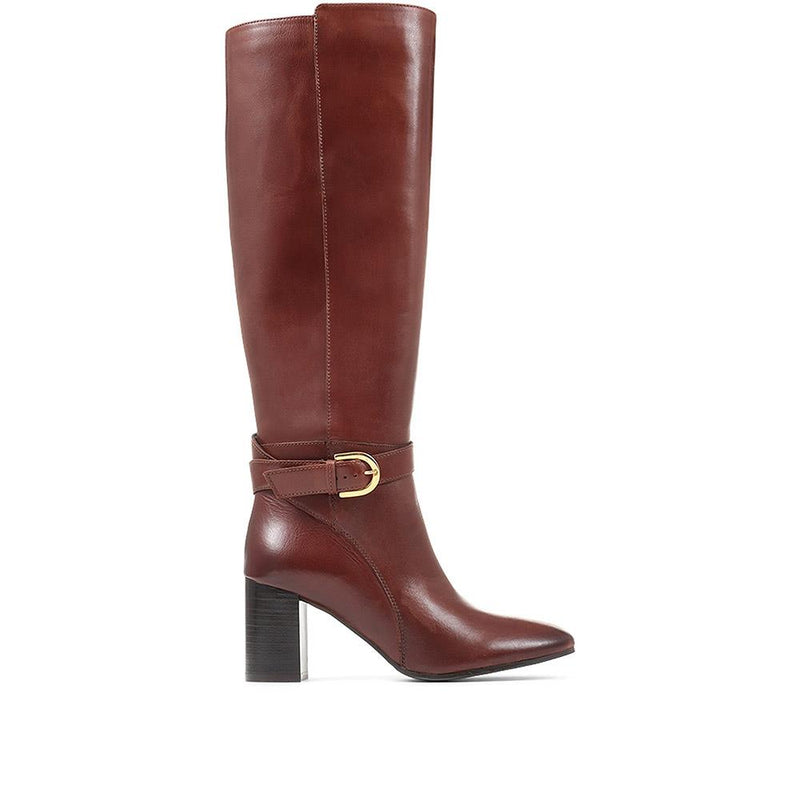 Giovana Leather Knee-High Boots - GIOVANA / 322 807