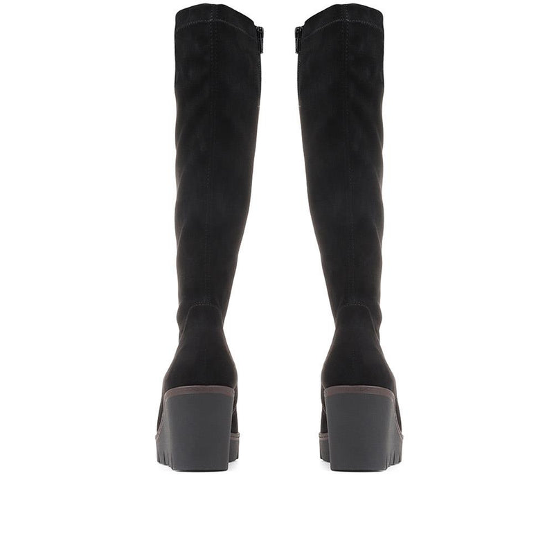 Unite Wedge Knee Boots - GAB36531 / 322 696