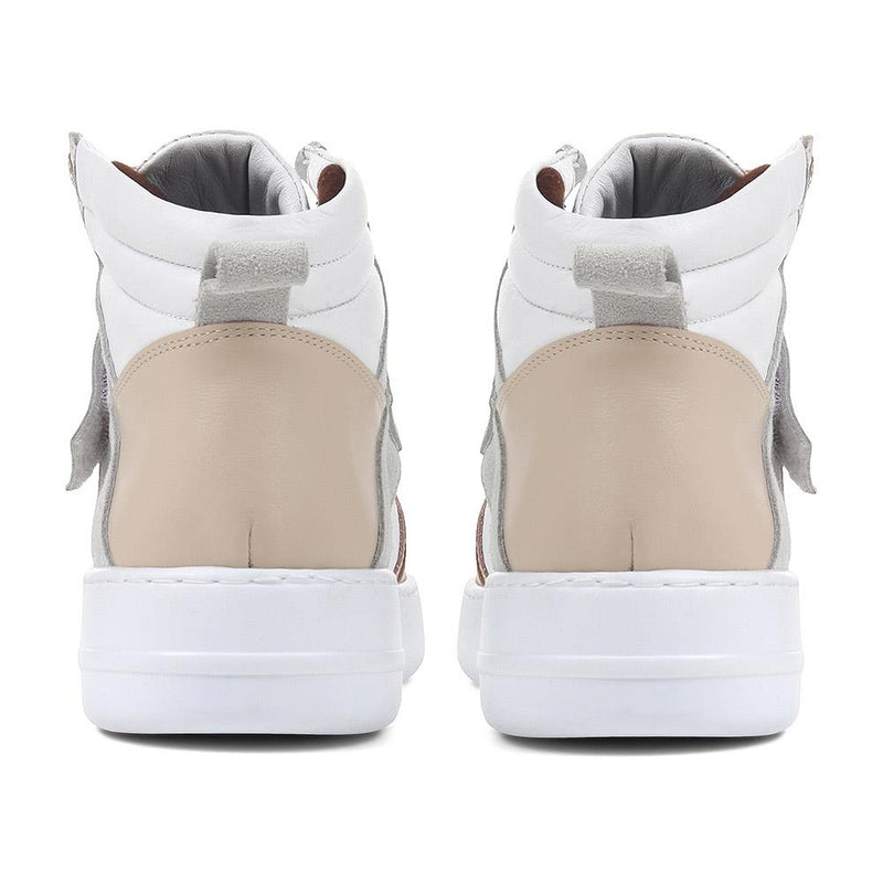 Andra Leather High Top Trainers - ANDRA / 323 090