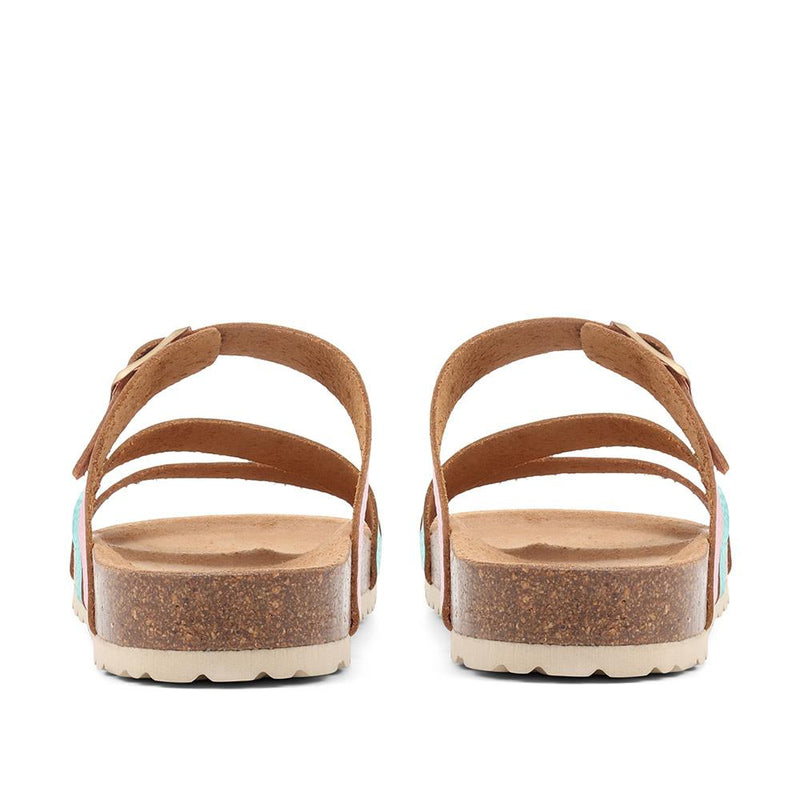 Tabatha Leather Mule Sandals - TABATHA / 322 045