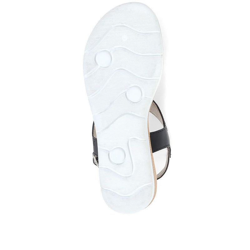 Woven Ankle Strap Sandals - INB37013 / 323 527