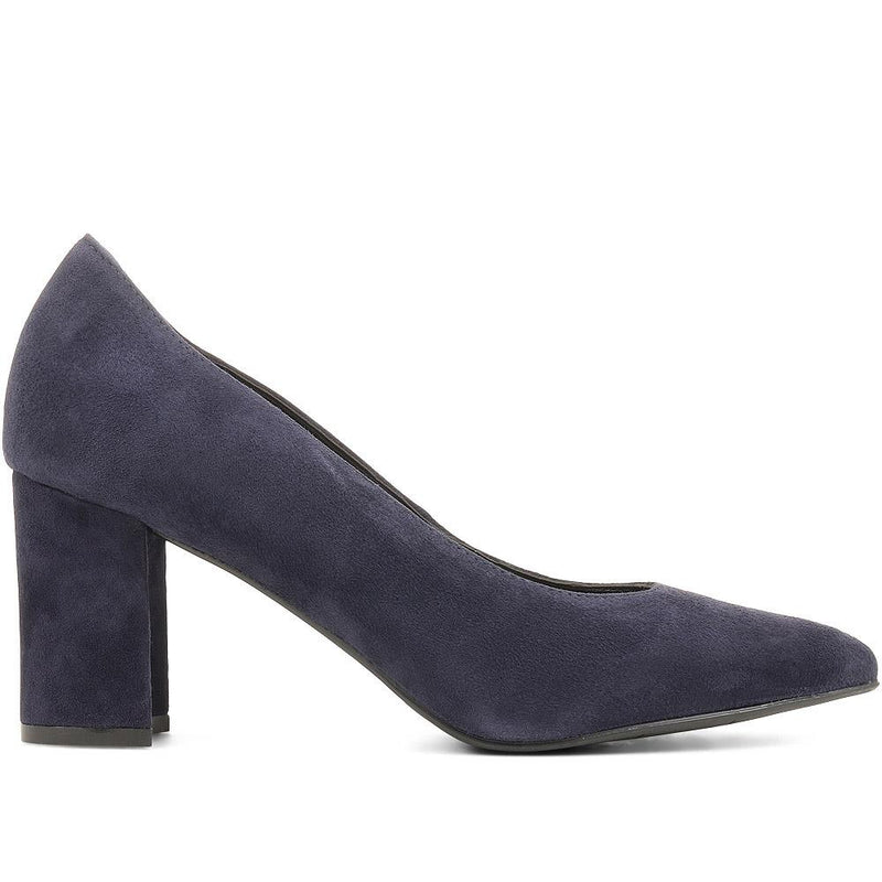 Chrystina Suede Court Shoes - CHRYSTINA / 323 092