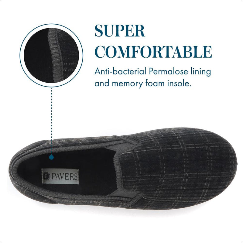 Extra Wide Fit Slippers - QING2200 / 305 623