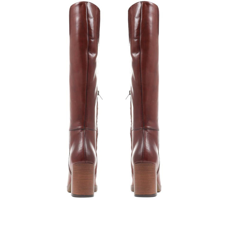 Guia Block Heeled Knee High Boots - GUIA / 322 808