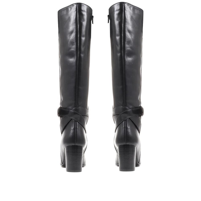 Giovana Leather Knee-High Boots - GIOVANA / 322 807