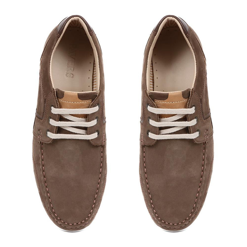 Leather Boat Shoes - SHAFI37001 / 323 450