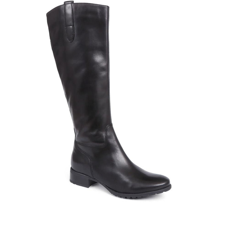 Cinzia Leather Riding Boots - CINZIA / 320 543