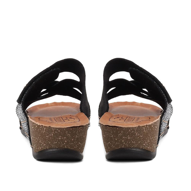 Leather Mule Sandals - FLY37055 / 323 226