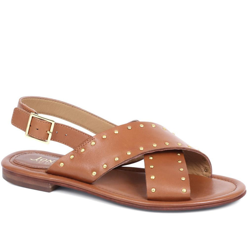 Elda Cross Over Studded Sandals - ELDA / 323 390