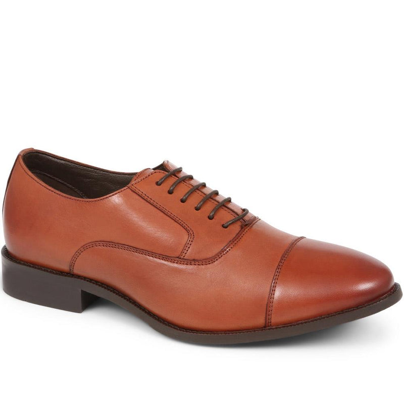 Wide Fit Leather Oxford Shoes - PERFO36005 / 323 206