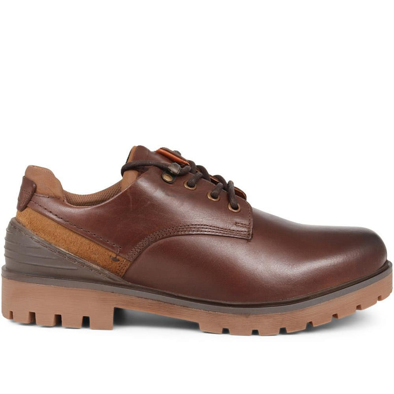 Leather Lace-Up Shoes - TEJ36001 / 322 529