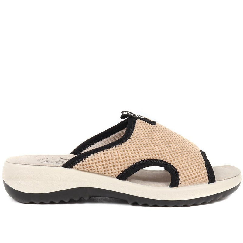 Wide Fit Mule Sandals - FLY37061 / 323 224