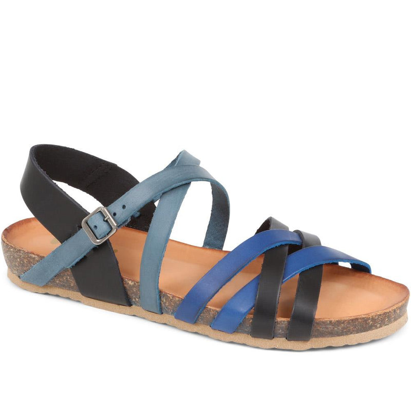 Strappy Leather Sandals - VAN37502 / 323 818