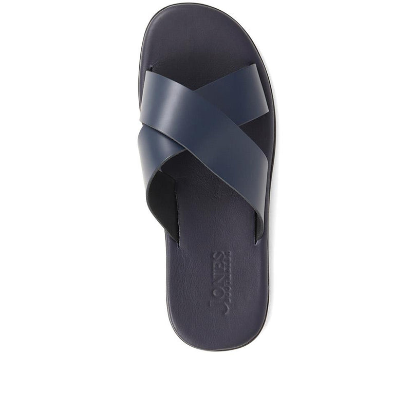 Eli Leather Slider Sandals - ELI / 318 611