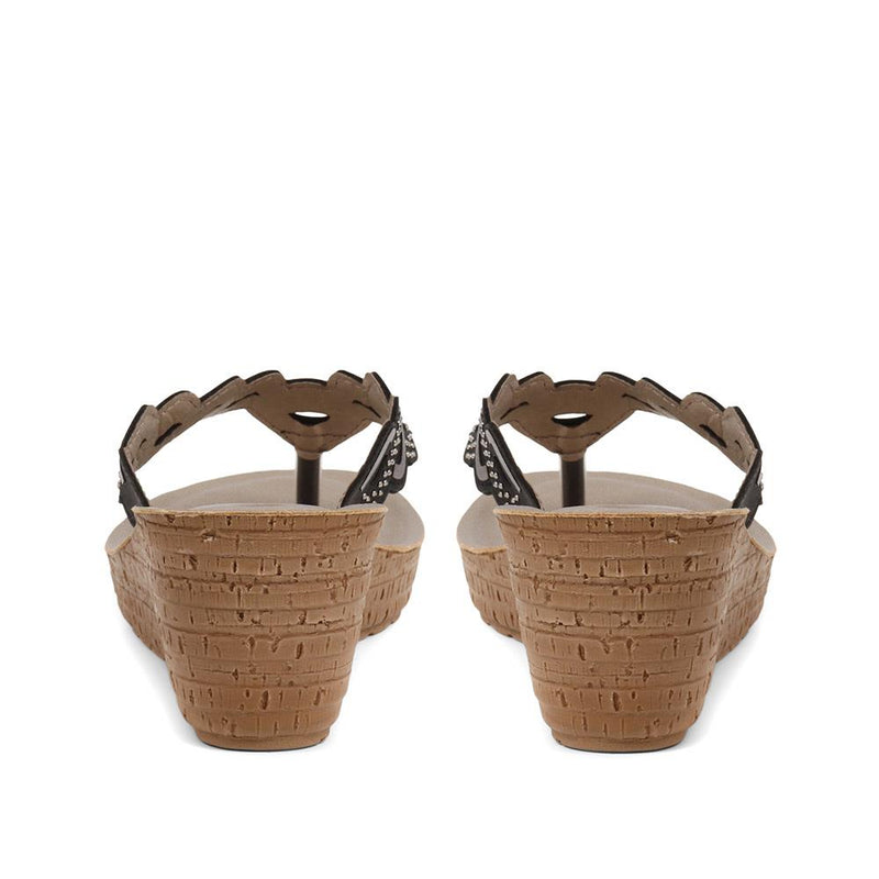 Toe Post Wedge Sandals - INB37045 / 323 615