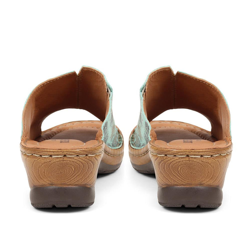Leather Wedge Mules - JOSEF37501 / 323 355
