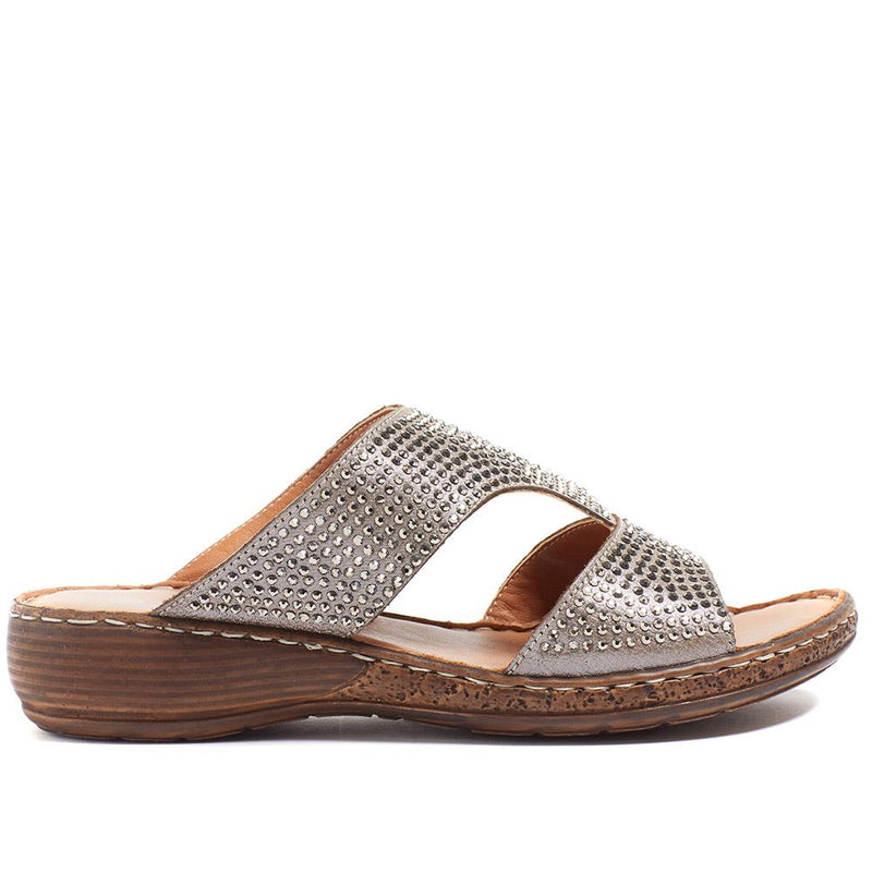 Leather Mule Sandals - LUCK37013 / 323 961