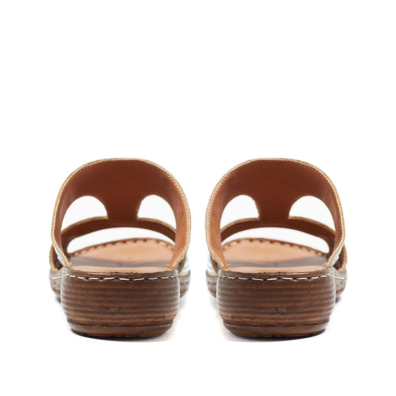 Leather Mule Sandals - LUCK37013 / 323 961