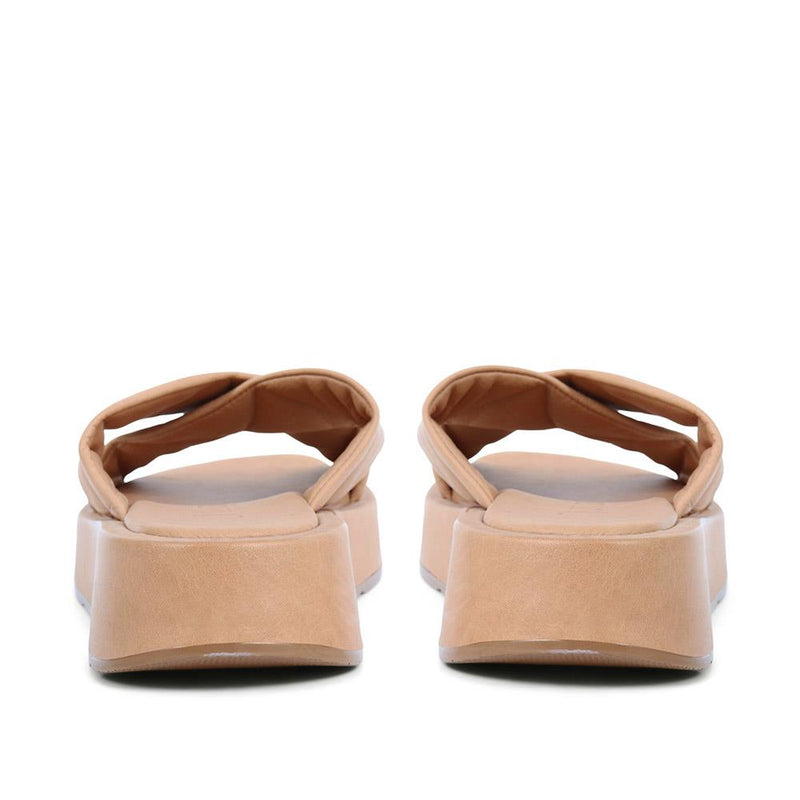 Madeley Leather Platform Mule Sandals - MADELEY / 324 028