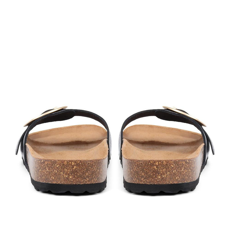 Tulip Buckle Mule Sandals - TULIP / 323 847