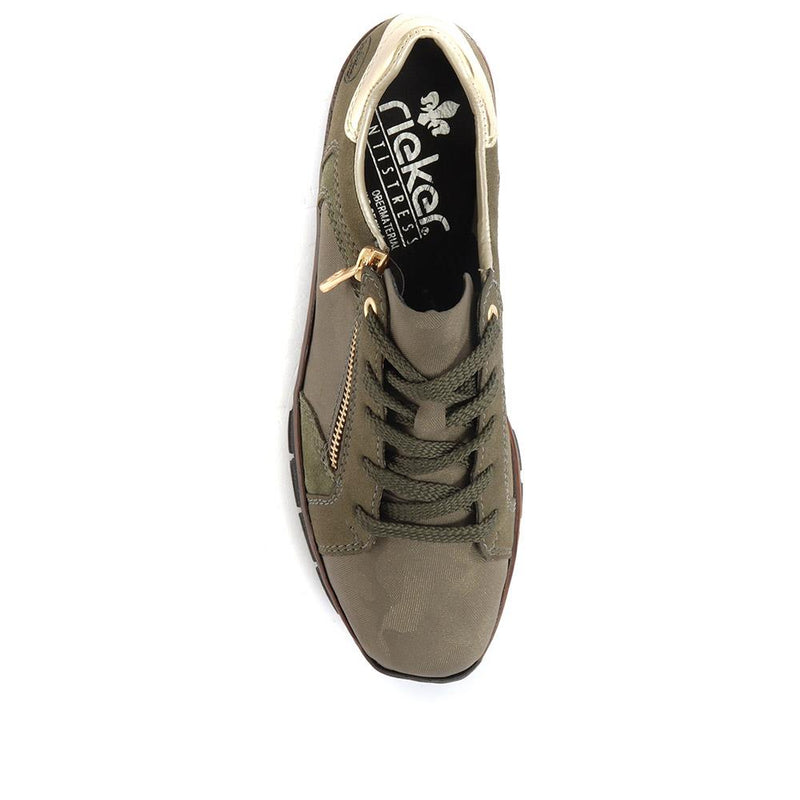 Leather Lace-Up Trainers - RKR34504 / 320 279
