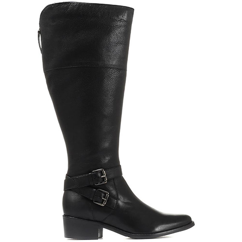 Wide Fit Leather Knee Boots - CARM28509 / 313 436
