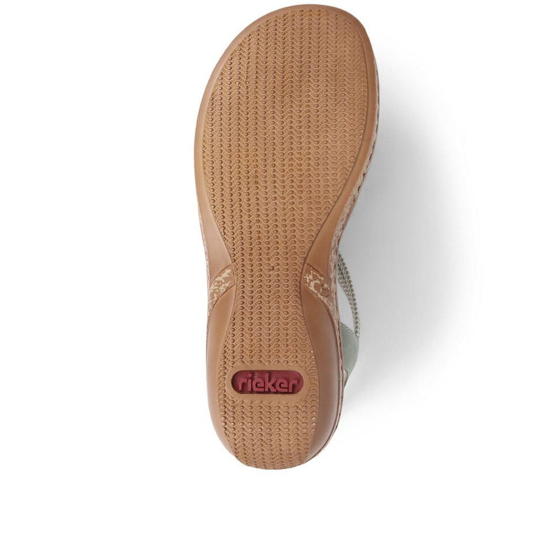 Beaded Slip-on Sandals - RKR37526 / 323 725