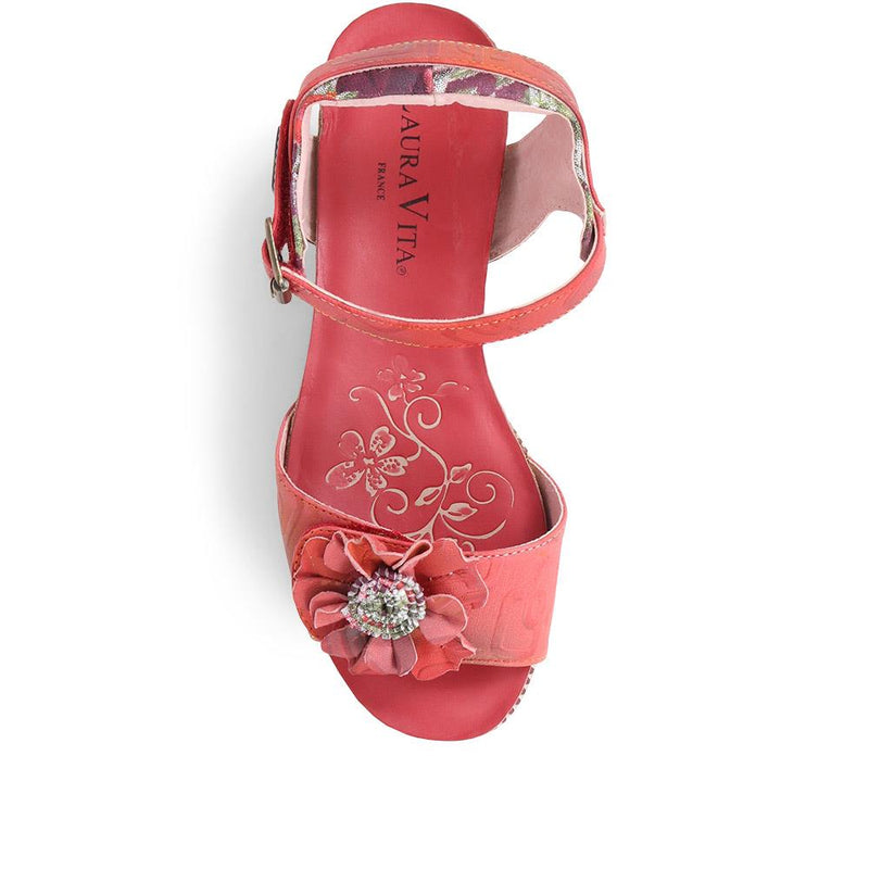Embellished Wedge Sandals - VITA37502 / 323 582
