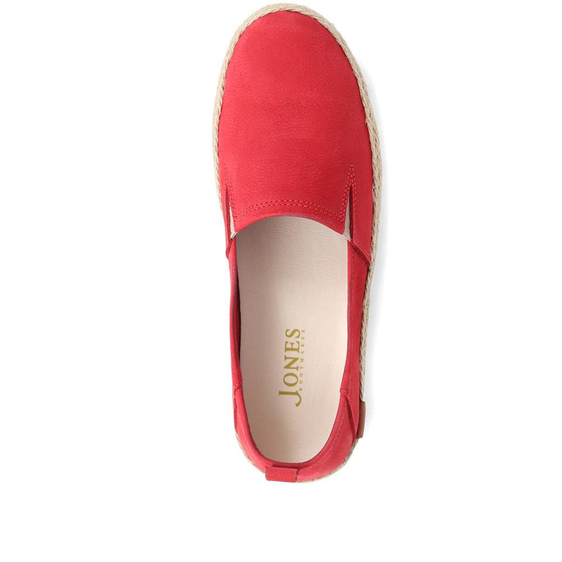 Milan Leather Espadrille Flats - MILAN / 320 085