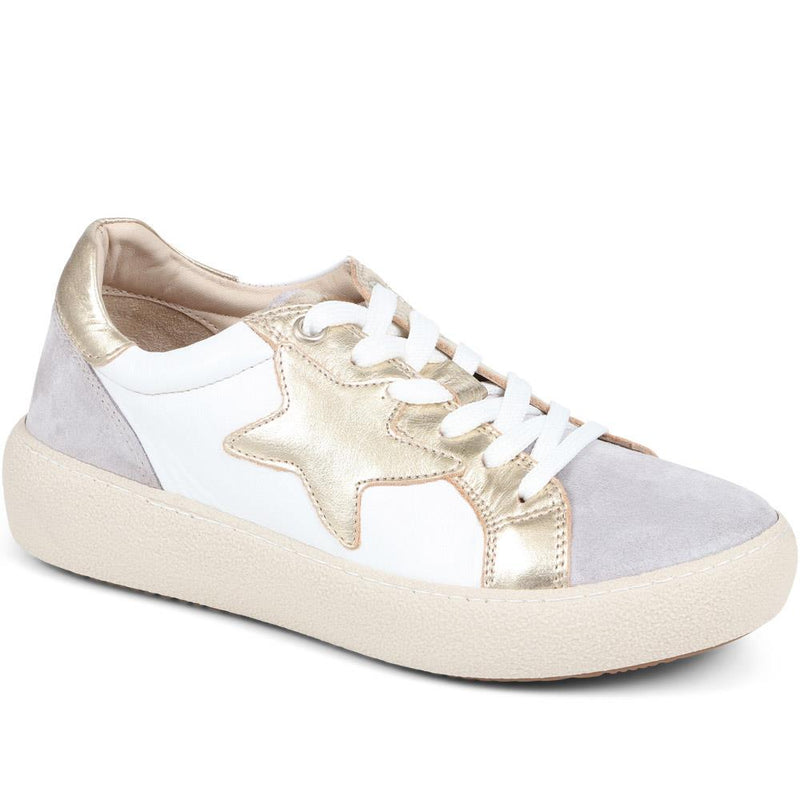 Leather Lace Up Trainers - PALMI37500 / 324 061