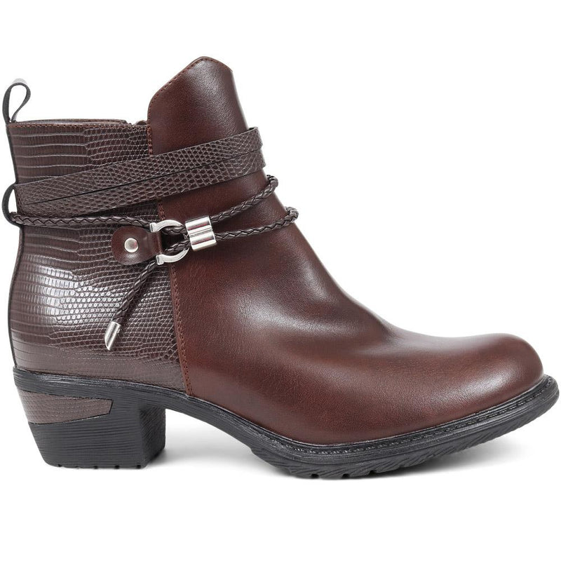 Casual Heeled Ankle Boots - WBINS38001 / 324 158