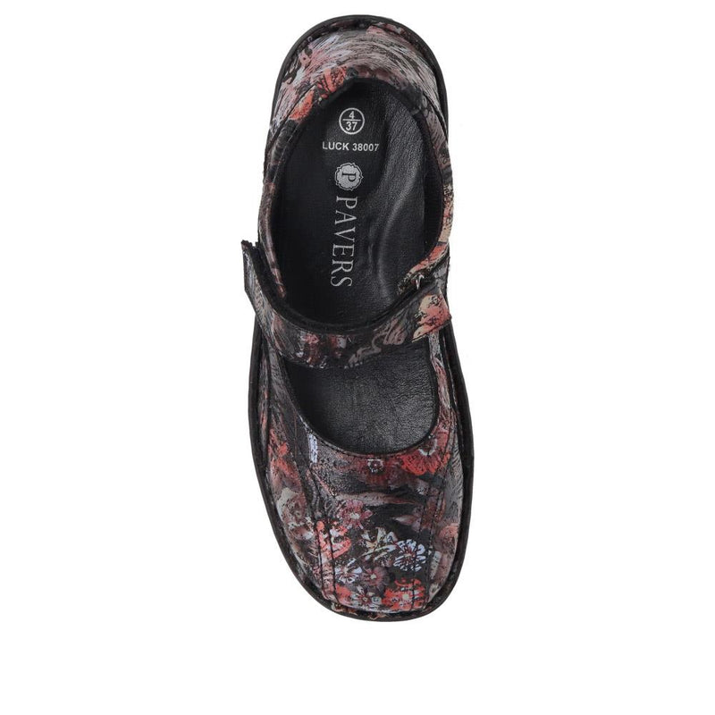 Floral Touch Fasten Mary Janes - LUCK38007 / 324 545