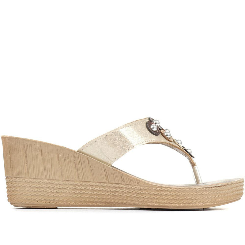 Toe-Post Wedge Sandals - INB35031 / 321 777