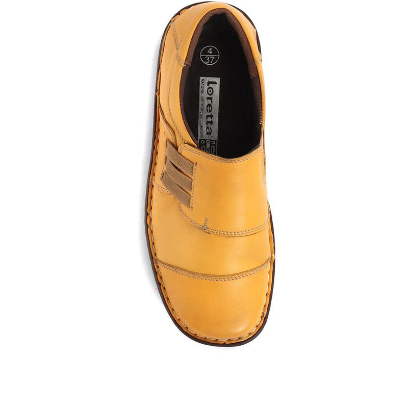 Handmade Leather Slip-On Shoes - HAK30006 / 316 190