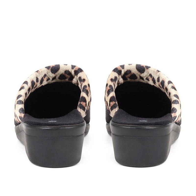Patterned Accent Mules - MUYA38003 / 324 672